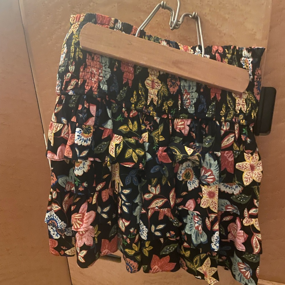 Floral Mini Skirt